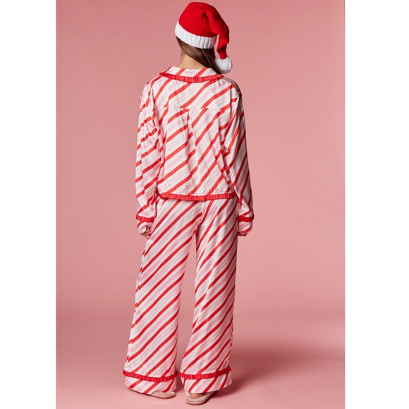 "The Gemma" Candy Cane Stripe Pajama Set - Picture 3 of 4